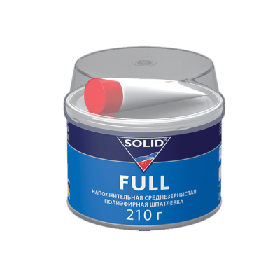 Шпатлевка наполнительная среднезернистая SOLID FULL (210 г) 